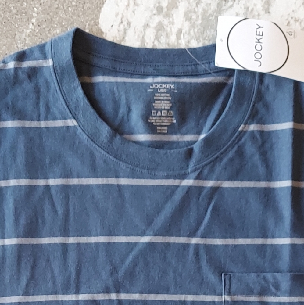 Jockey 100% Cotton Signature Pocket T-Shirt Men's Size Large - Picture 2 of 3